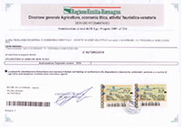 certifications Emilia-Romagna